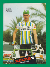 CYCLISME carte cycliste RICARDO MARTINEZ équipe KELME 1988