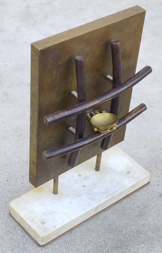 Sculpture bronze signé - bronze, m