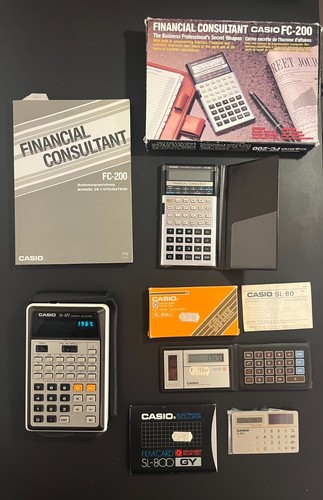 Set casio calculators - 9,