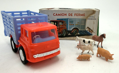 Camion bedford animaux ferme - camion,