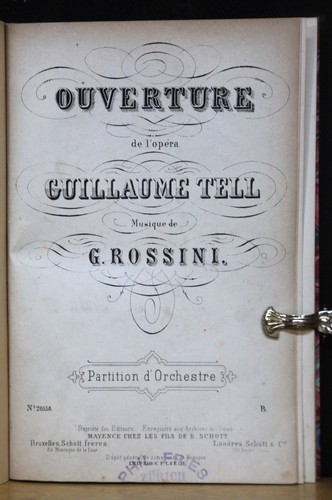 Rossini ouverture l opéra - rossini,, de