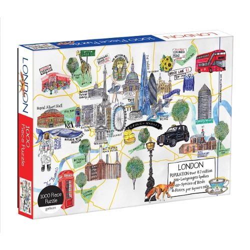 London map 1000 piece - map,