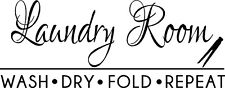 Laundry Room Vinyl Wall Decal-