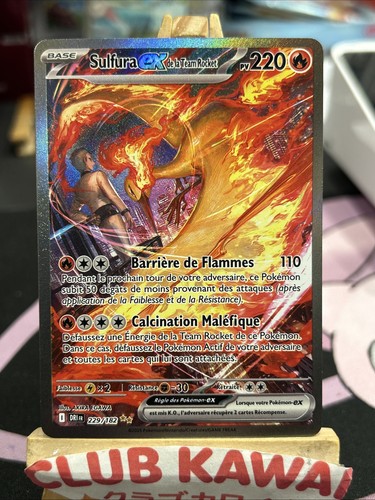 Carte pokémon sulfura - pokémon, de