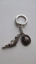 Porte clé vintage chapeau - porte, et