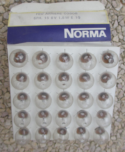 Lot ampoules norma 6v - lot,