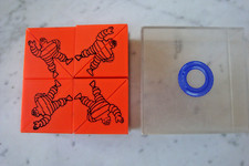 OBJET PUBLICITAIRE CASSE TETE PUZZLE MICHELIN BIBENDUM DANS SA BOITE D'ORIGINE