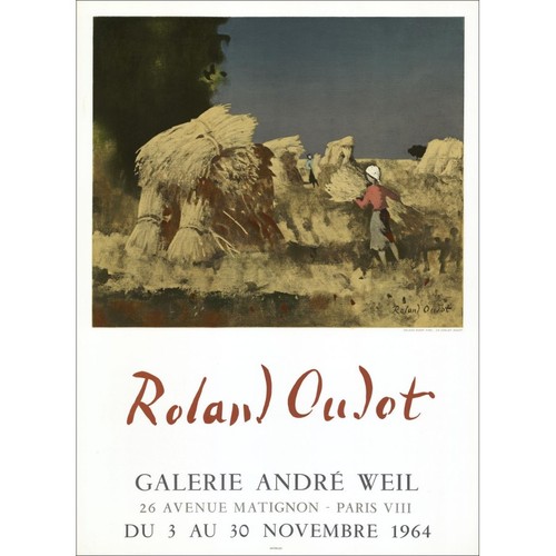 Oudot roland lithographie - roland,