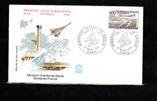 Aéroport de Paris Roissy Charles de Gaulle - 16/3/1974 Paris Enveloppe 1er jour