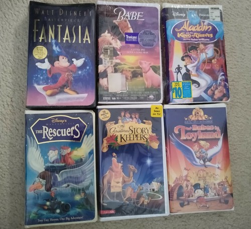 Lot animated vhs movies - 6,