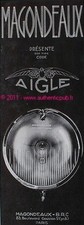 PUBLICITE PHARES code AUTOMOBILE MAGONDEAUX B.R.C AIGLE DE 1930 AD FRENCH