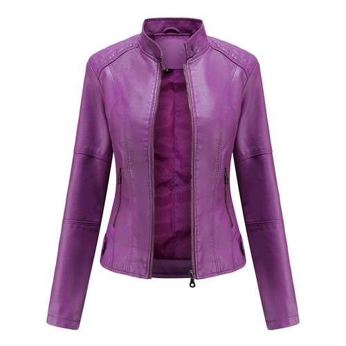 Femme veste cuir bombers - femme, pu