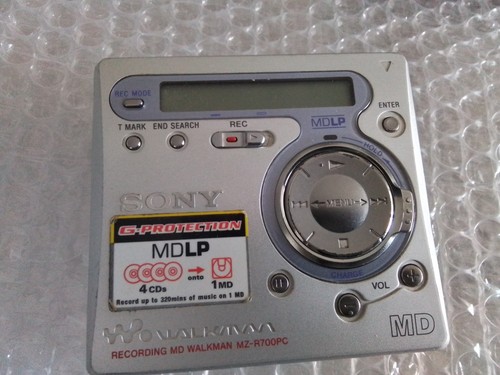 Minidisc recording r700pc - minidisc, mz-r700pc