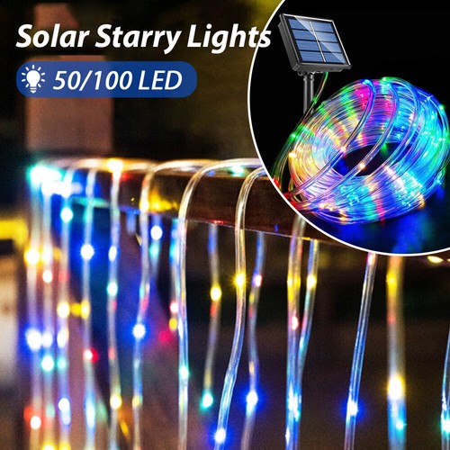 Led solar rope fairy string - led,