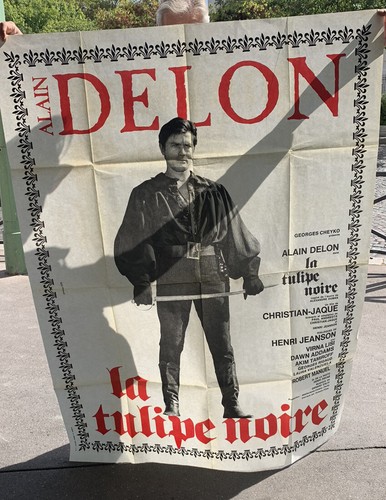 Affiche alain delon tulipe - alain, delon.la