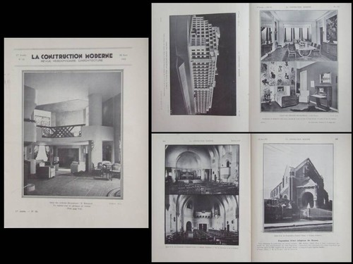 Construction moderne 1932 - moderne,