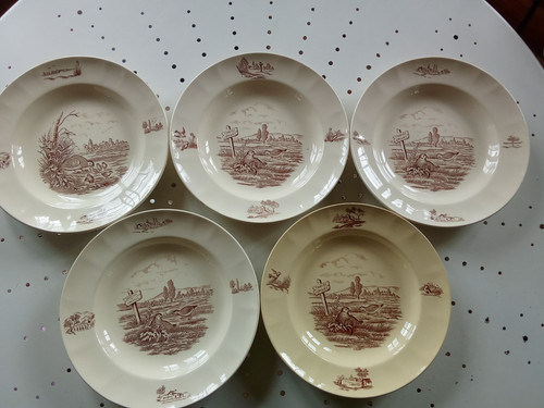 Lot assiettes creuses - lot, 5