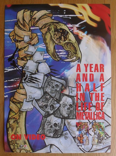 Metallica pushead affiche - metallica,