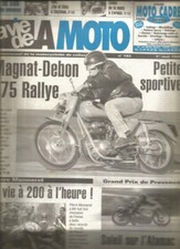LA VIE DE LA MOTO N°182 CHROMAGE / MAGNAT-DEBON 175 RALLYE / P. MONNERET