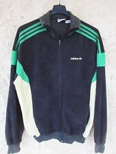 Veste ADIDAS CHALLENGER vintage noir Ventex jacket 80's 1984 sport 186 XL