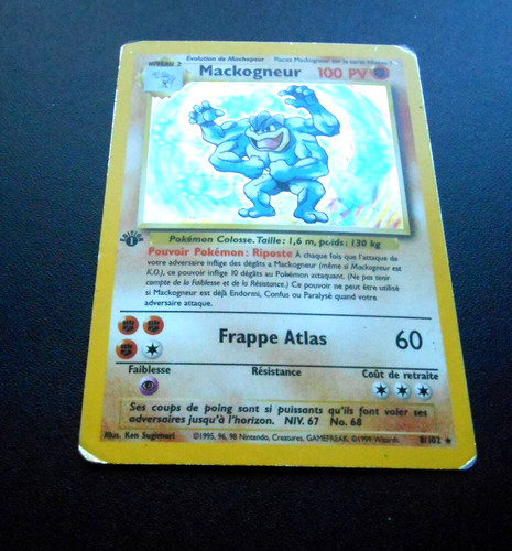 Pokemon carte mackogneur - pokemon, holo