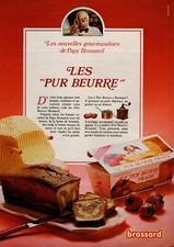 Publicite de presse 1981 Gâteaux BROSSARD Les "Pur Beurre"