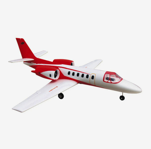 Cessna 550 turbo - red, 4s