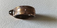 ANCIENNE BAGUE MONTRE SOLAIRE ANNEAU DE PAYSAN CADRAN ANNULAIRE H S THON 1721