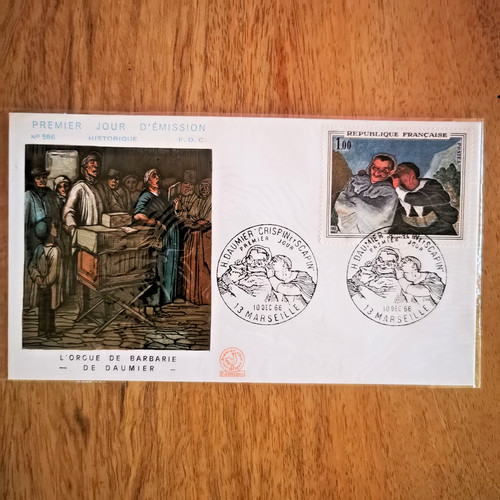 France enveloppe fdc - france, 1
