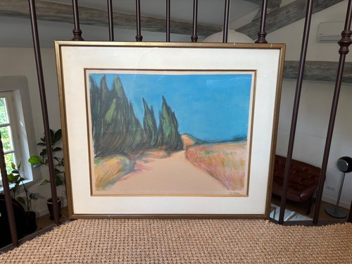 Tableau paysage paradou - tableau,