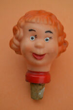 bouchon de bouteille - tête de femme humoristique - poupée