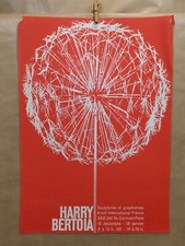 Harry Bertoia Knoll International Paris Pub Affiche Poster Original 