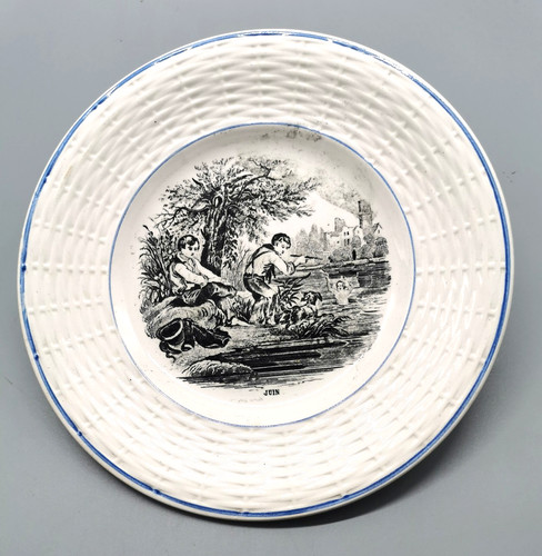 Assiette parlante les mois - les, de