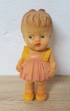 Poupée de jeu ancienne poupée en caoutchouc doll 18 cm collector vintage