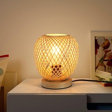 Bambou Tressé Lampe De
