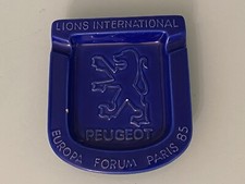 Automobilia Automobile cendrier Céramiques publicitaire Peugeot 85