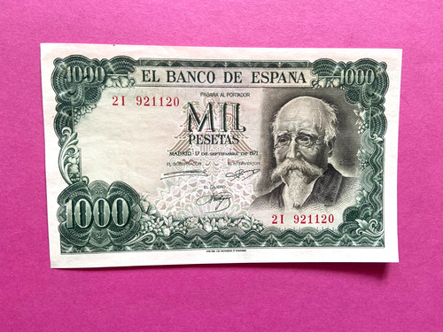 Superbe billet 1000 pesetas - billet,