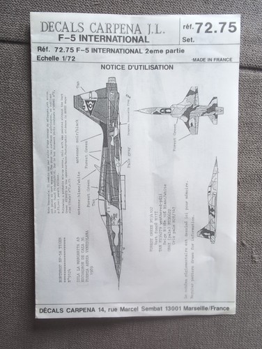 Décalcomanies maquette avion - décalcomanies,