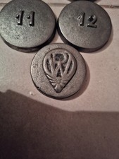 Poinçon à emboutir - Monogramme "PW" - acier - à étudier