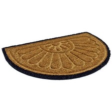 Tapis Classique Demi-Lune En Coco 40 Cm X 60 Cm