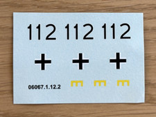 SOLIDO militaire planche de décalcomanies de char Allemand PzKpFw 35F