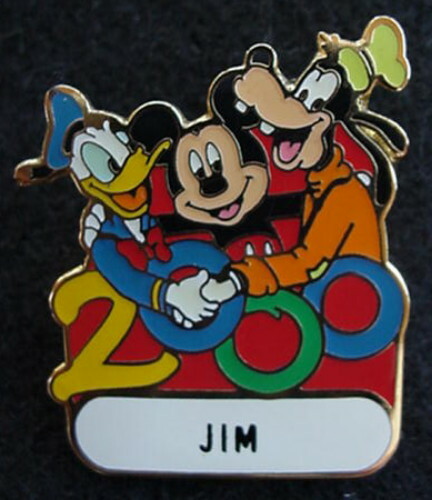 Disney 2000 pin mickey - mickey, goofy