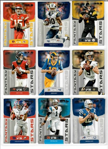 2019 panini score football - score,