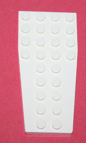 Lego white wing 4x9 - lego,