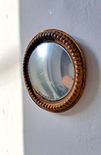 Mini oeil de sorcière cadre cuivre doré.