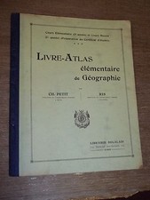 "LIVRE-ATLAS" (1925) PETIT /