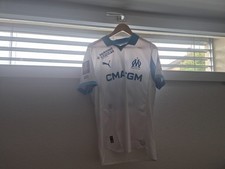 Maillot OM Porté Signé