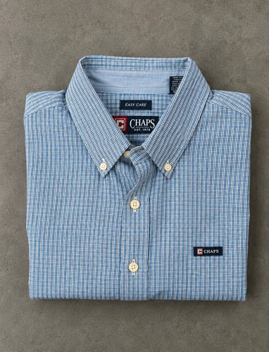 Chemise chaps vichy bleu - chemise,