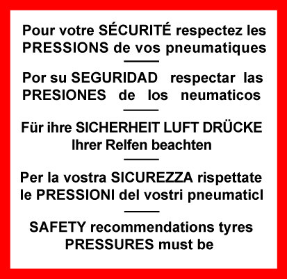 Stickers securite mehari - -,