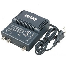 HDSAT AMPLIFICATEUR TNT BLINDE 2 SORTIES ampli d'intérieur antenne tv 220V